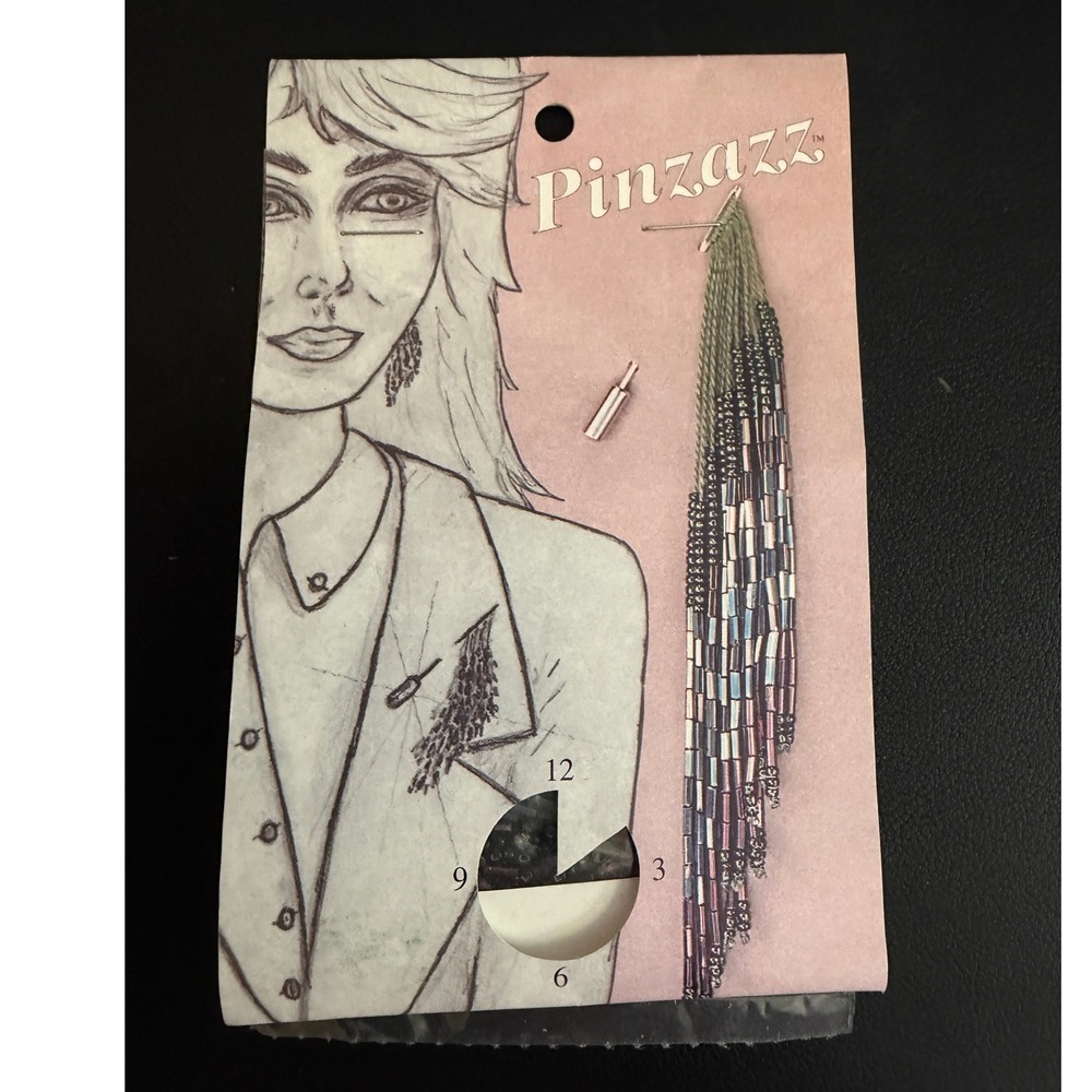 Jewelry Beading Kit Stick Pin Peacock Oil Slick Firefly Pinzazz